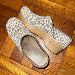Cheetah Dansko Clogs